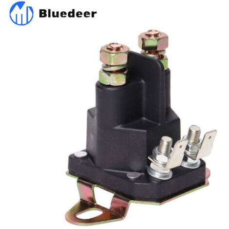 Solénoïde de démarrage universel 12 V 4 pôles pour tondeuse à gazon MTD 146154 109946 109081X 178861 5321461 (1/4)