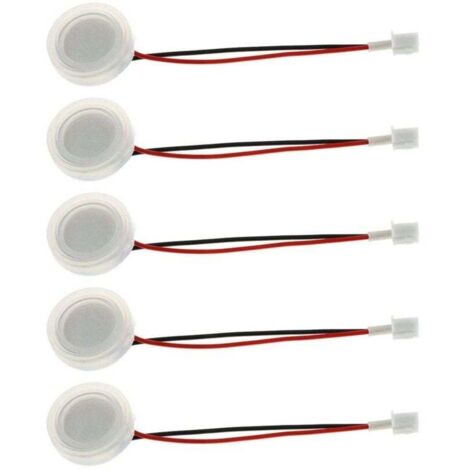 Cinq Disques Céramique 20mm 1.7MHz pour Brumisateur Ultrason avec Joints Étanchéité (1/4)