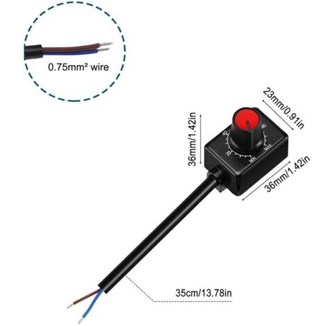 DC 0/1-10V Bouton Variateur LED (Pas de Scintillement ni de ...