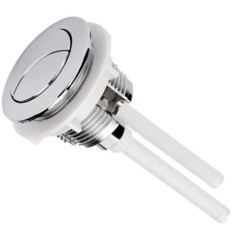 Bouton de chasse d'eau de 38 mm à 45 mm, double bouton poussoir, accessoires de rechange pour réparation de réservoir d'eau de salle de bain et toilettes (1/4)