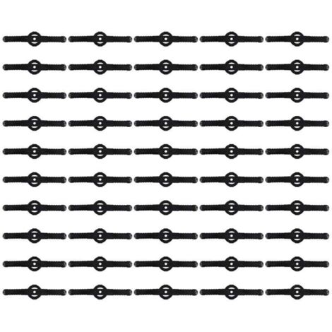 50 Lames De Tondeuse À Gazon En Plastique Sans Outil Accessoires Jardin Pièces De Rechange (1/4)