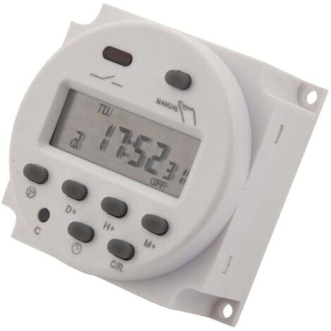 Minuteur Numérique Programmable 12V DC 16A Affichage LCD (1/4)