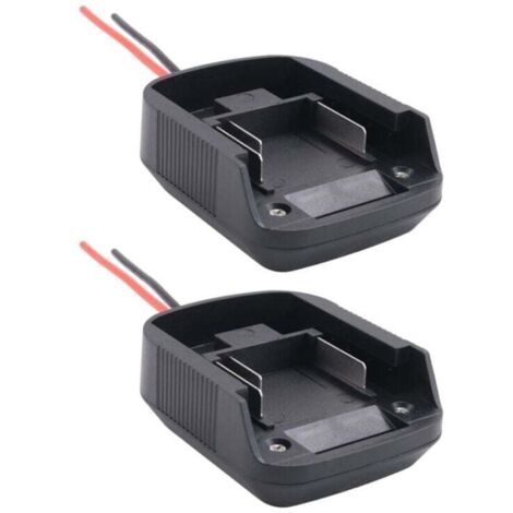 Adaptateur de Batterie 2 PièCes pour au Lithium 18 V Connecteur D'Outil éLectrique Support Station D'Accueil Outil BL1830 BL1840 (1/4)