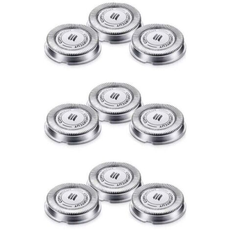 Tête De Rechange Pour Rasoir SH30 9 Pièces Compatible Série 1000 2000 3000 (1/4)