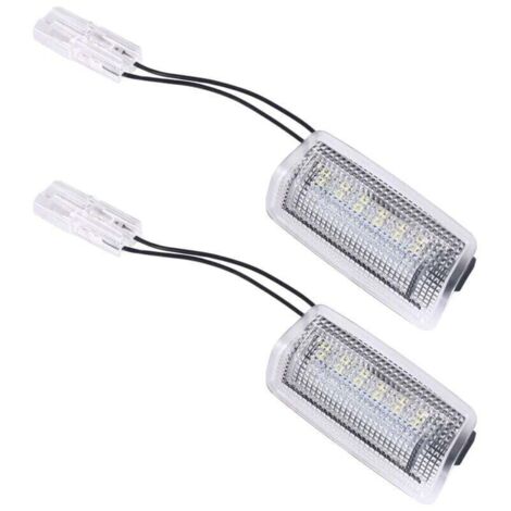 2 PièCes pour Land Cruiser 200 SéRie 150 Prado MK4 J150 ES240 IS250 LED Ampoule de Porte Courtoisie Blanc (1/4)