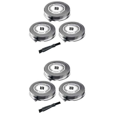 6 Têtes de Rechange SH30 Compatibles Rasoirs Séries 3000 2000 1000 Lames de Rasoir (1/4)