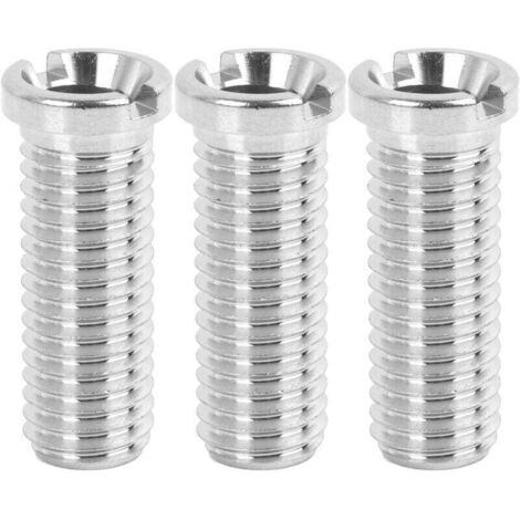 Lot de 3 vis creuses pour évier M12 x 35 mm en acier inoxydable pour vanne à panier filtrant, vis d'évier de 35 mm, vis creuse en acier inoxydable 304 pour évier de cuisine (1/4)