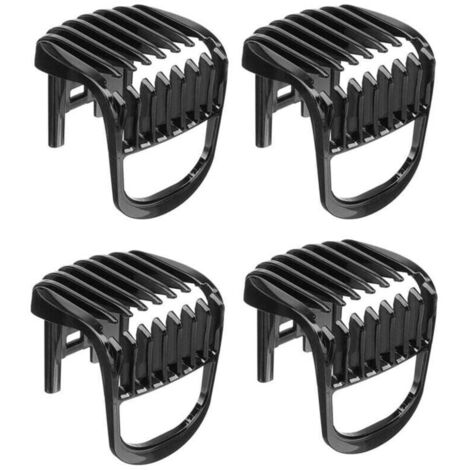 4 Peignes De Rechange Pour Tondeuse À Barbe Modèles QT Série 3000 4000 XA4003 (1/4)