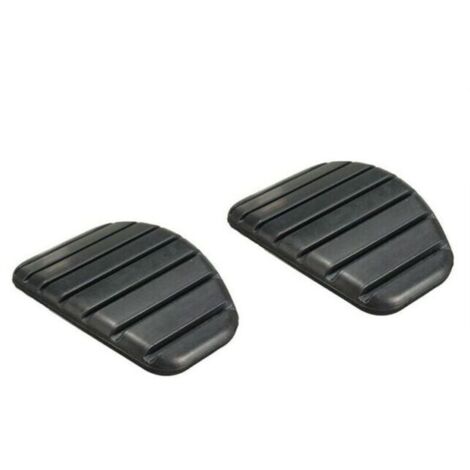 2pc Couvre-pédale d'embrayage pour voiture, Couvre-pédale de frein en caoutchouc antidérapant pour Megane Laguna Clio Kango Scenic (1/3)