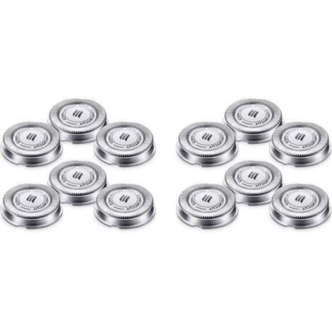 Lot de 12 Têtes de Rechange Compatibles avec Rasoirs Électriques Série 1000 2000 3000 Modèle SH30 (1/4)