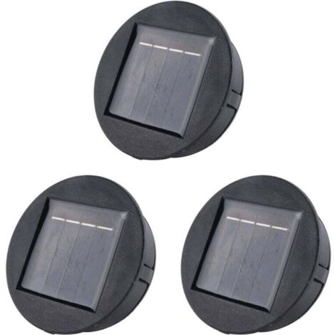 Lot de 3 cellules de batterie rondes de remplacement pour éclairage LED solaire Smart Garden avec chargeur Poly Li-Ion (1/4)