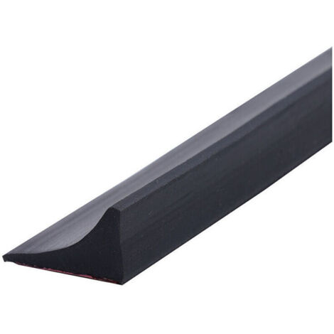 100CM Barriere De Douche Silicone,Barre De Seuil De Douche Anti Débordement Autocollant,Barrage Eau Douche,Seuil Douche Barrage D'eau,Barrière De Douche Pliable Pour Sol De Salle noir (1/4)