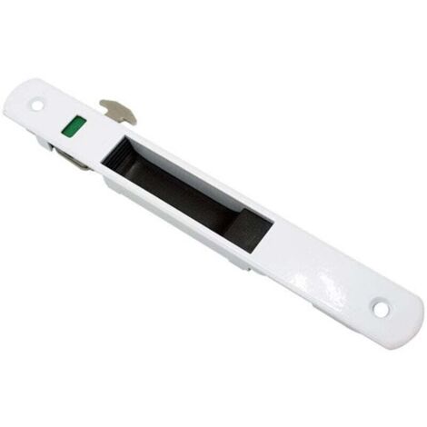 Serrure de Porte Coulissante Moderne pour Fenêtre et Porte Coulissante en Verre, Sécurité à Domicile(Blanc,28mm) (1/4)
