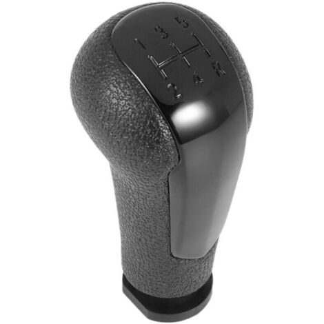 Pommeau de Levier Vitesse 5 Vitesses pour Chevrolet Spark 2011-2016 Noir Brillant
