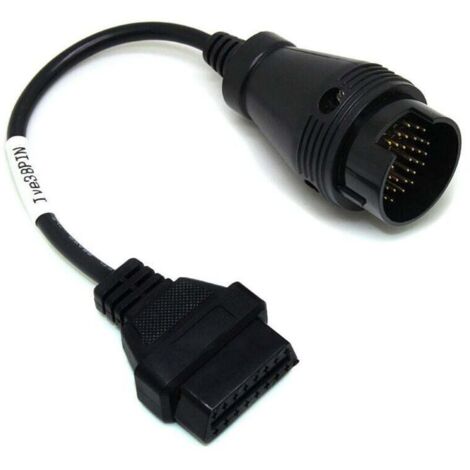 Câble adaptateur de diagnostic Iveco 38 broches vers OBD2 16 broches pour camions Iveco (1/4)