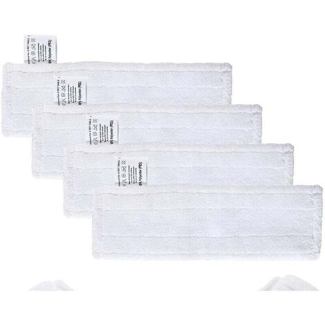 Lot de 4 chiffons en microfibre Chiffons de rechange en microfibre pour Karcher Easy Fix SC2 SC3 SC4, Chiffon accessoire pour chiffon Easy Fix Kärcher, microfibre et lingette (1/4)