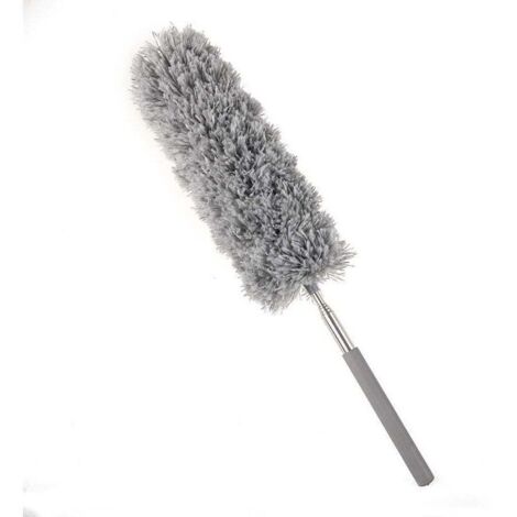 Plumeau Poussière,Plumeau Télescopique Microfibre avec Poignée en Acier Inoxydable Plumeaus Lavable Parfait pour Éliminer la Poussière chez Vous ou dans Votre Voiture (1/4)