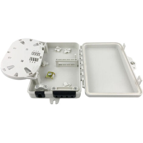 Boîte de distribution de fibre optique FTTH à 4 cœurs, boîte de distribution de fibre optique à 4 ports IP65 (1/4)
