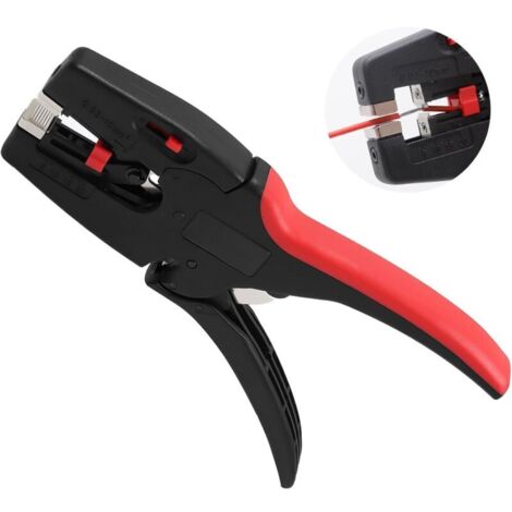 Pince a Denuder Electricien 2 en 1 Pince à Dénuder Automatique avec Coupeur Intégré pour 32-7 AWG 0,03 mm²-10 mm² Câbles pour Installation électrique Réparation Automobile électronique (1/5)