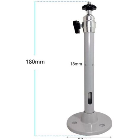 CSPARKV 1  PCS  Support de Projecteur Plafond Support Videoprojecteur Universel pour Projecteur Mini Projecteur Support Rotation à 90° 360° Mural de Plafond Support Mural Aluminium (1/4)
