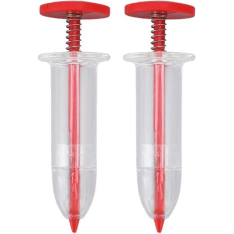 CSPARKV 2pcs Distributeur de Graines, Semeur de Graines Portatif - Planter des Graines Facilement, Mini Seedmaster Outil de Semis de Semences pour l'ensemencement Horticole (1/5)