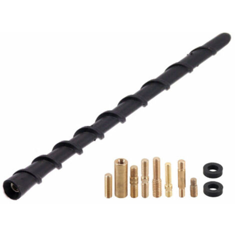 176 cm Antenne Voiture Courte Universel FM Dab Antenne Voiture Antenne Autoradio Antenne Toit pour Une Réception AM/FM Optimale avec Super Compatibilité Vis (1/5)