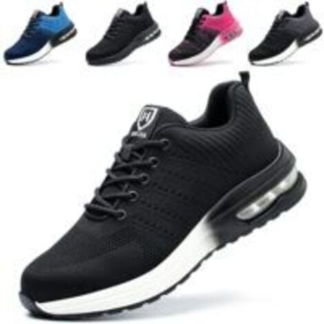 Chaussures de sécurité légères, confortables et antidérapantes pour hommes et femmes, semelles blanches, pointure 37 - RAPANDA (1/5)