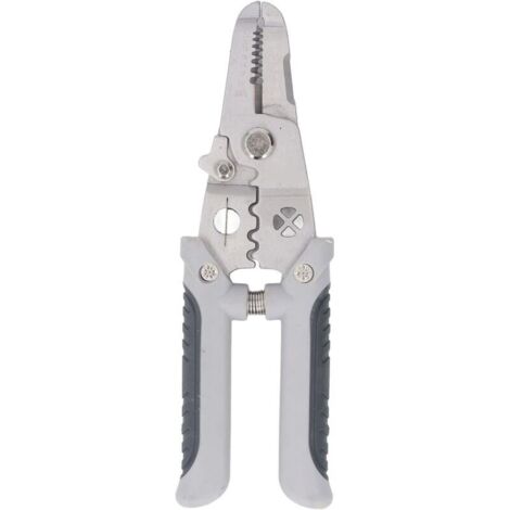 Pince à Dénuder Multifonctionnelle 10 12 14 16 18 20 22 AWG, Dénudage, Sertissage, Emballage, Pince Coupante, Pince à Dénuder, Pince à Sertir, Outil, électricien pour Serrer, (1/5)