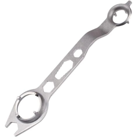 Angle Grinder Wrench, Double-Head Adjustable Spanner, Four-Claw Repair Tool, Mill Attachments, Ideal for Tightening, Removing Screws, Precision Maintenance Implement (1/5)