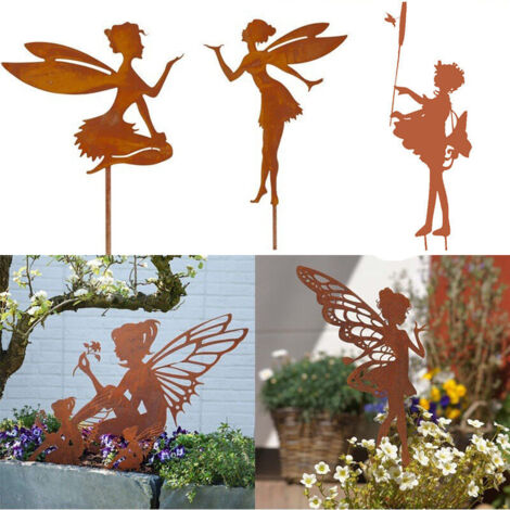 3pcs-Girouette de jardin,Bassin et décoration de jardin (1/5)