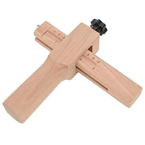 CSPARKV 180x41mm Bande de cuir à main en bois autres outils de jardinage coupe-bande en bois coupeur de ceinture avec tige réglable outil de coupe outils de bricolage (1/5)