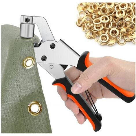 PINCES PINCES, Mini Perforatrice Manuelle À Oeillets, Presse À Main, Pince À Oeillets, 6mm 500PCSPratique et pratique (1/5)