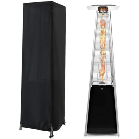 Housse de protection contre les intempéries ,avec fermeture éclair , housse de chauffage de patio, indéchirable, 210D, imperméable, coupe-vent,pour chauffage de terrasse et sac de frappe debout (1/4)