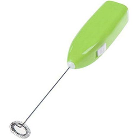 Agitateur Café, Mélangeur de Café à la Mode Boissons Chaudes Lait Mousseur à Café Batteur à Oeufs Mousse Mélangeur Electrique Agitateur(vert) (1/4)
