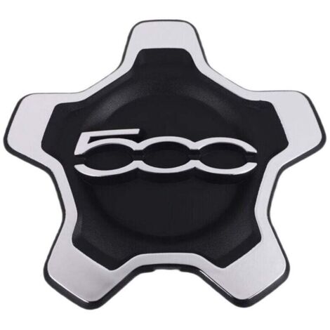 Couvercle de Capuchon Centre Roue Voiture pour 500X 2016-2022 6AN69LXHAA Cache-PoussièRe Accessoires Argent