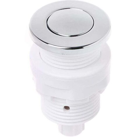 Bouton de Commutation d'air Poussoir 28mm pour Interrupteur d'élimination des déchets de Spa de Baignoire (1/4)