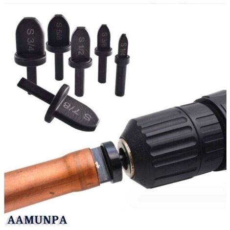 6 Pices Tube Expander Roulement, Dcoupe Tuyau Cuivre En Acier Hex Handle Air Conditioner Tuyau De Cuivre Outil D\'emboutissage Ensemble Multifonction Tuyau De Cuivre Tornade Outil (1/4)