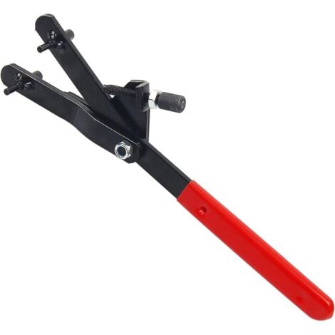 CSPARKV Clé de Support Réglable Clé de Poulie de Moto Clé d'embrayage du Volant Universelle Outil de Maintien d'embrayage de Volant d'inertie (1/5)