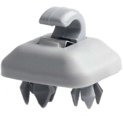 1 PièCes Voiture Pare-Soleil Crochet de Retenue 8U0857562A Clips Vis Fixation pour - A3 A6 C5 A4L Q5 Q3 A5 Support Gris (1/4)