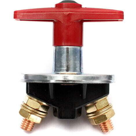 Isolateur de Batterie à Clé Fixe de 200 Amp Interrupteur D'Arrêt Coupé Interrupteur électrique 12V / 24V Commutateur électrique Robuste (1/4)