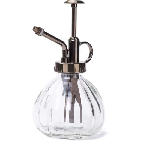 Arrosoir en verre fleur,Arrosoir vaporisateur,Arrosoir plante vintage,arrosoir vaporisateur plante interieur,Arrosoir en verre vintage,Vaporisateur d'arrosage en verre,Arrosoir à une (Transparent) (1/5)