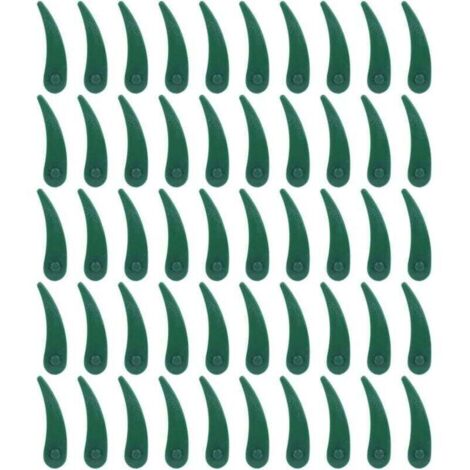 Lot de 50 lames de rechange en plastique pour coupe-bordures Bosch Durablade Art 23-18 LI Art 26-18 LI (1/4)