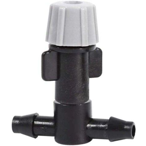 20 Pcs Gicleurs Têtes D'atomisation Buse et Té Joints Brouillard Système D'arrosage pour Patio Jardin Agricole à Effet de Serre Goutte à Goutte Irrigation De Refroidissement en Plein Air (1/4)