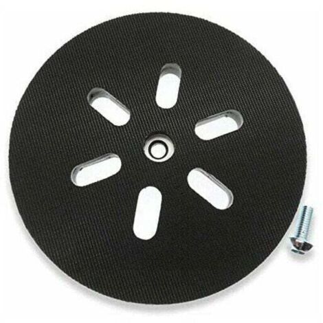 Patin de ponçage 150 mm – pour ponceuse excentrique Bosch GEX 150 AC, PEX 15 AE, GEX 150 Turbo – 150 mm avec vis (1/4)