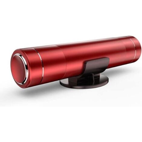 Marteau brise-vitre 2 en 1, outil d'urgence pour voiture (rouge, noir) (1/4)
