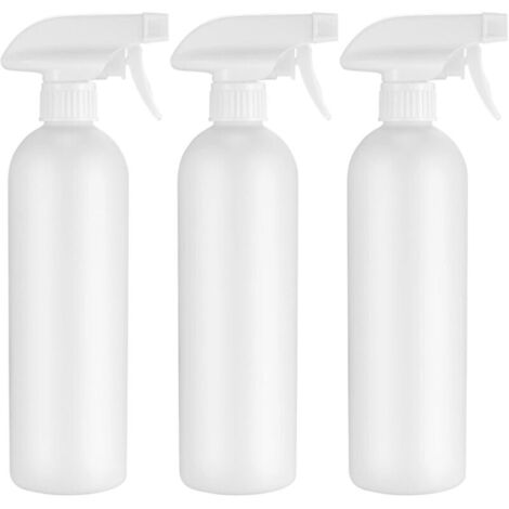 Enowelir 3 Pièces Bouteilles de Pulvérisation, 500ML Flacon Vaporisateur Spray Vides, Bouteilles de Pompe Plastique pour Jardin Plante Cheveux Pulvérisateur D'eau (1/4)