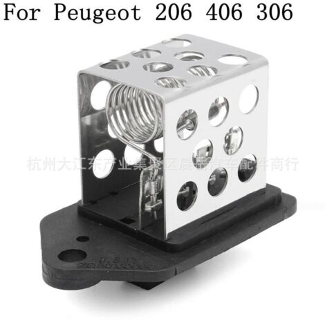Résistance de ventilateur 3 broches pour Peugeot 206 307/Citroën C2 C3, noire 1267E3 (1/3)
