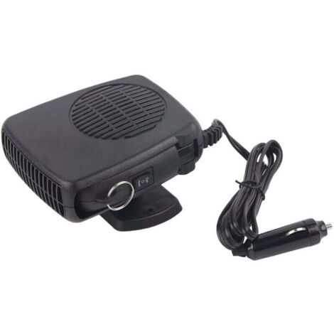 Enowelir Chauffage Ventilateur 2 en 1 Voiture 12V 200W Portable Défroisseur Désembuage Universel en Céramique (1/4)
