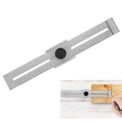 Trusquin de traçage de précision, Traceur parallèle en acier carbone, Échelle gravée au laser, plage de mesure 250 mm