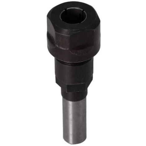 Router Collet Extension Bit de routeur Extension de collet et rognage Découpage Machine de gravure Extender Porte-mandrin de travail du bois Fraise (1/2 Shank) (1/4)